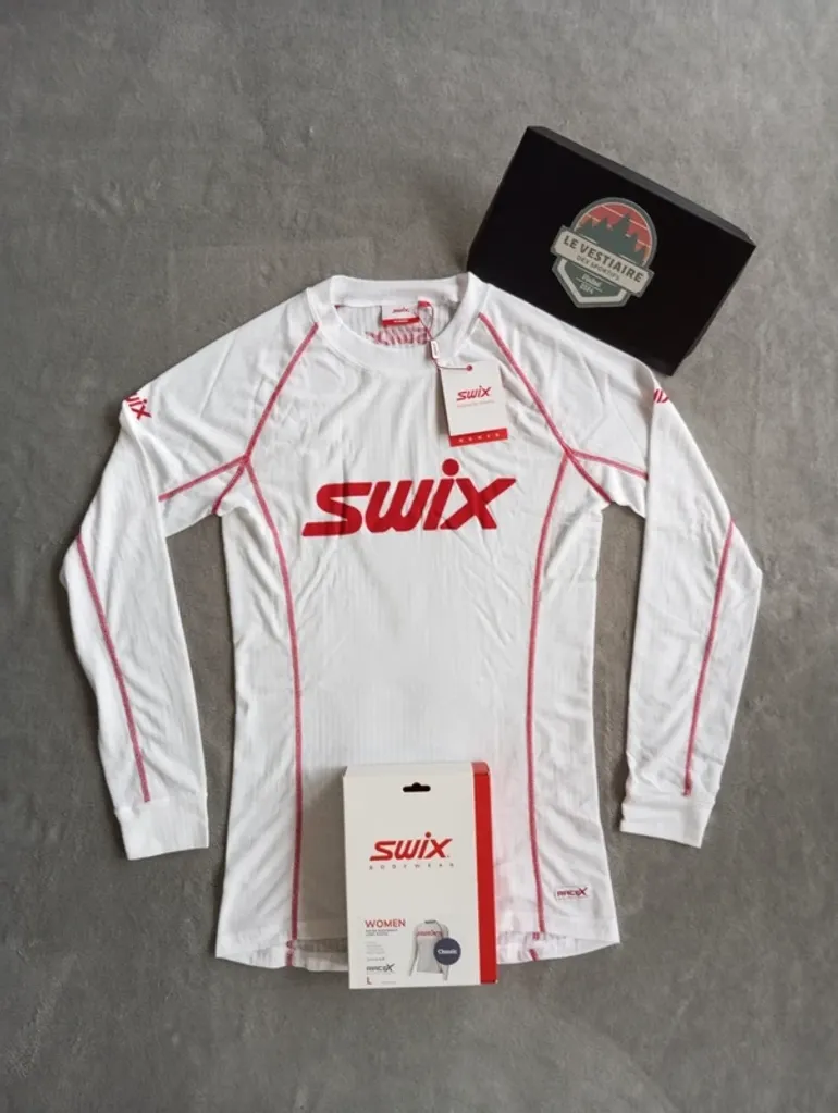 Used Swix Maillot manches longue sous couche Taille L femme bike — image 1 of 4
