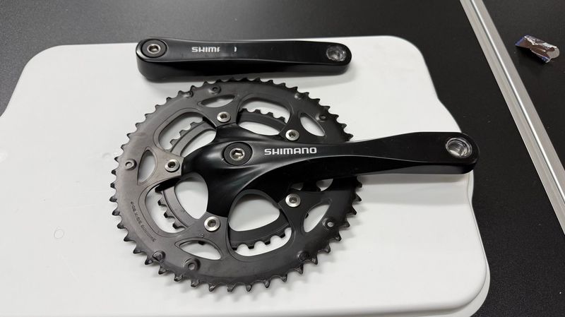 Gebrauchtes Shimano FC-RS200 crankset, 170mm, 50/34t Black 8-speed 2021 Drivetrain & Pedals