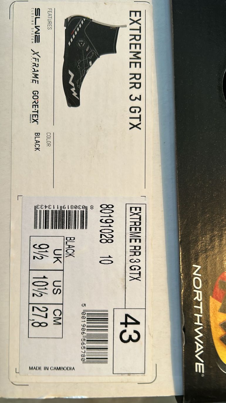 Used Northwave Extrem RR 3 GTX Road Cycling Shoes 2024 bike — image 2 of 7