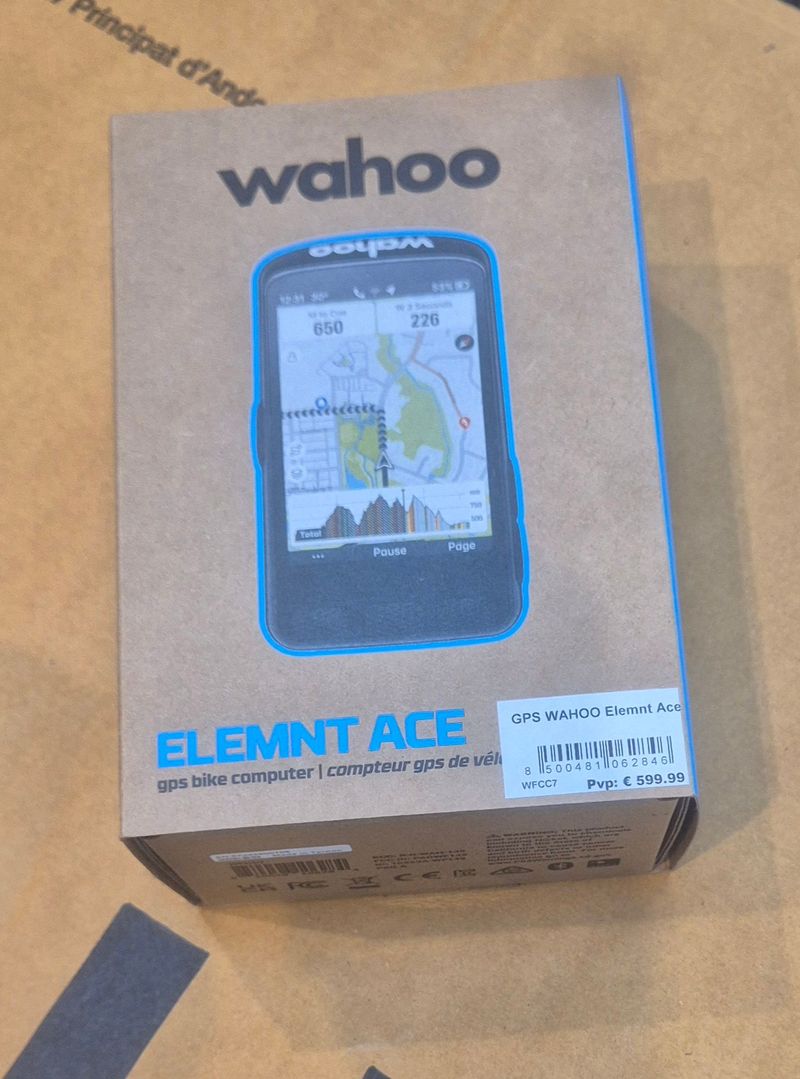 Tweedehands Wahoo ELEMNT ACE GPS Bike Computer 2025 Cycling Accessories