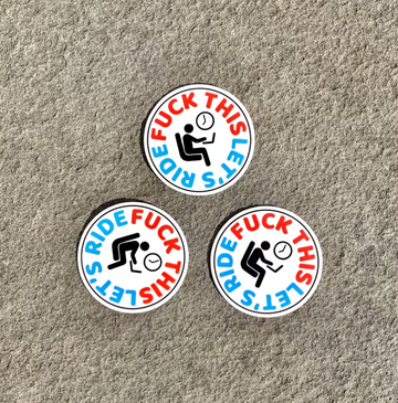 Used Ostroy Sticker Set 2025 Cycling Accessories