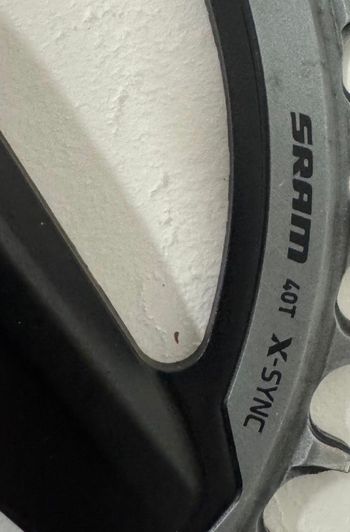 Used Sram stam red/force kettingblad 40t 2025 bike — image 2 of 3