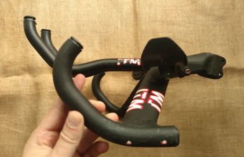 Used ITM Dual CX2 AH Aerobars TT Chrono Handlebars 37cm 2004 bike — image 7 of 10