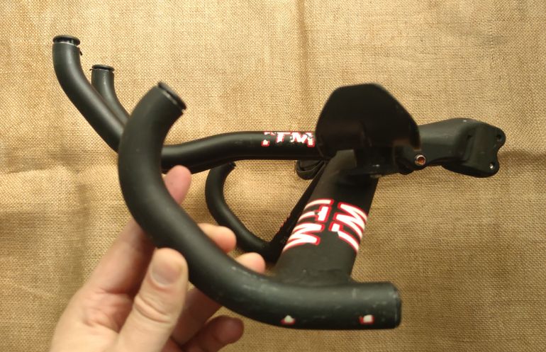 Used ITM Dual CX2 AH Aerobars TT Chrono Handlebars 37cm 2004 bike — image 7 of 10