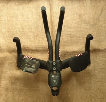 Used ITM Dual CX2 AH Aerobars TT Chrono Handlebars 37cm 2004 bike — image 2 of 10