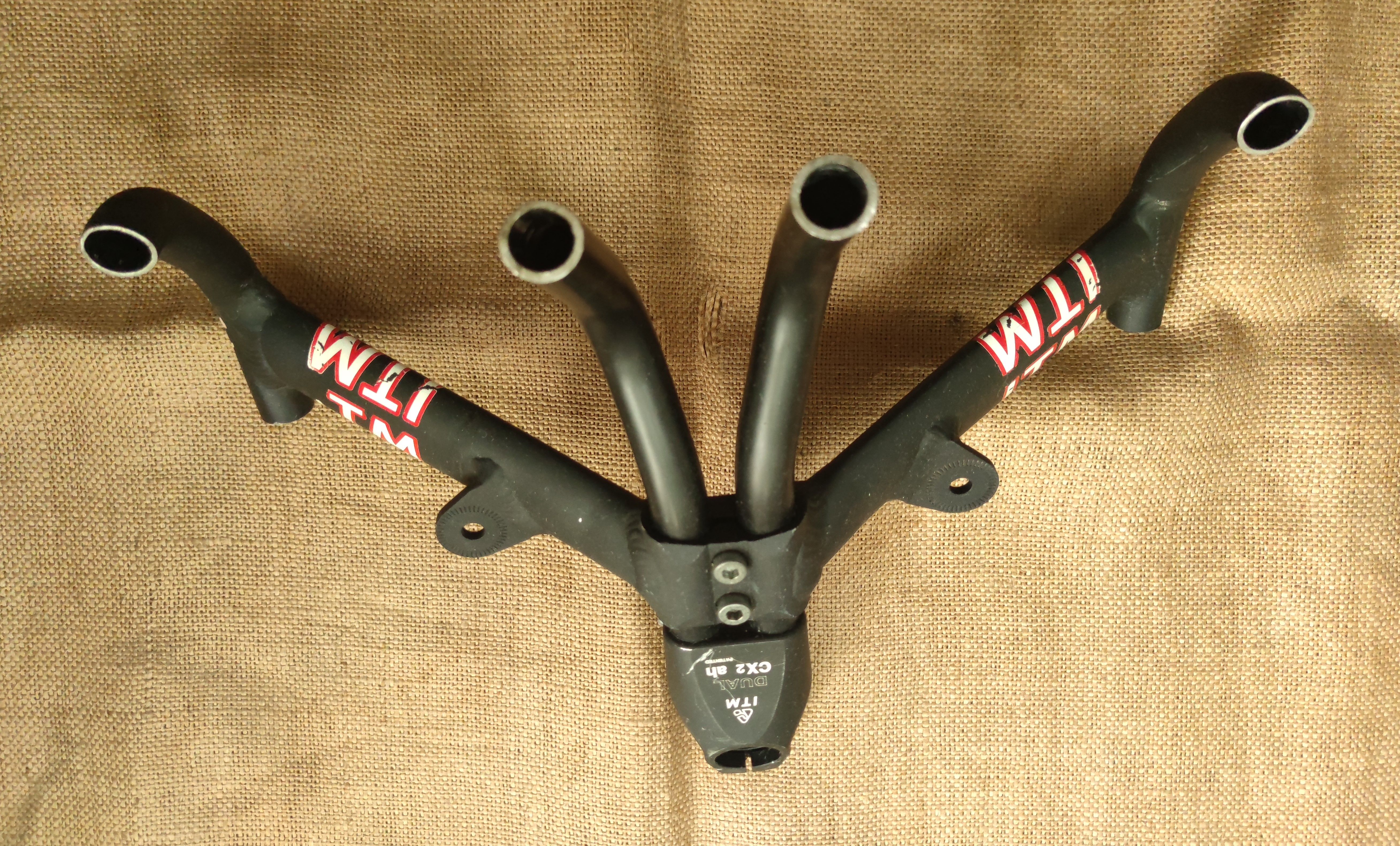 ITM Dual CX2 AH Aerobars TT Chrono Handlebars 37cm 2004