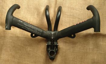Used ITM Dual CX2 AH Aerobars TT Chrono Handlebars 37cm 2004 bike — image 3 of 9