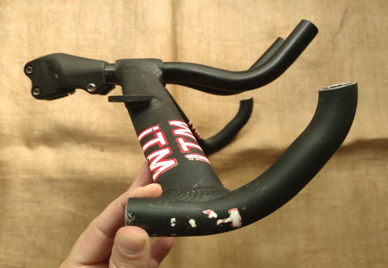 Used ITM Dual CX2 AH Aerobars TT Chrono Handlebars 37cm 2004 bike — image 7 of 9