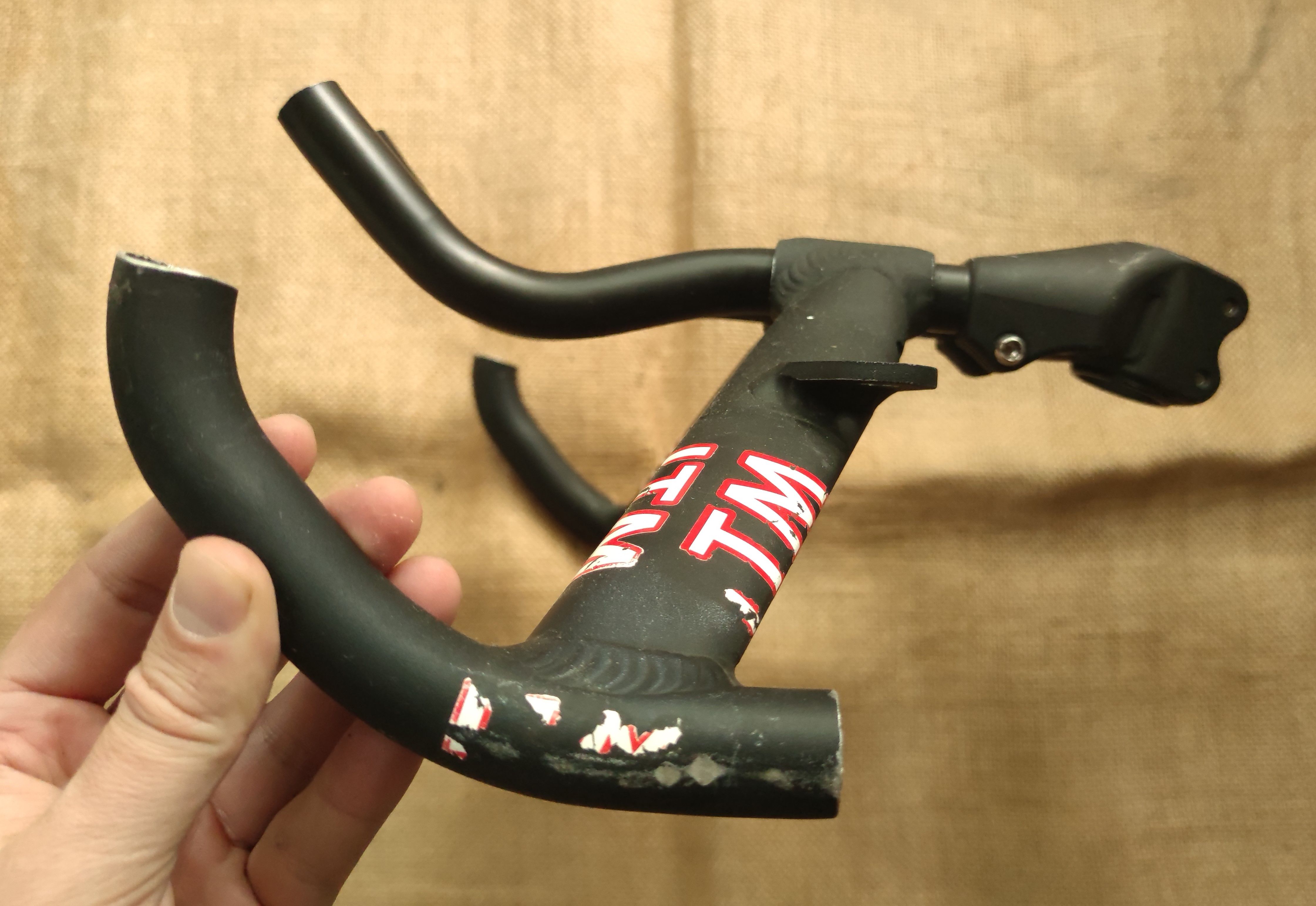 ITM Dual CX2 AH Aerobars TT Chrono Handlebars 37cm 2004