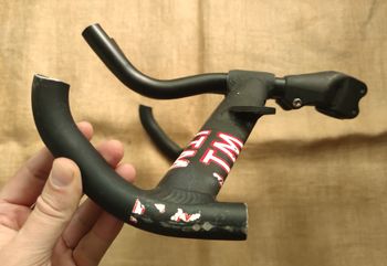 Used ITM Dual CX2 AH Aerobars TT Chrono Handlebars 37cm 2004 bike — image 6 of 9