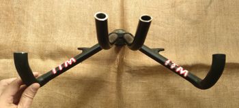 Used ITM Dual CX2 AH Aerobars TT Chrono Handlebars 37cm 2004 bike — image 8 of 9