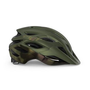 MET, Casco  Veleno verde oliva iridescente opaco