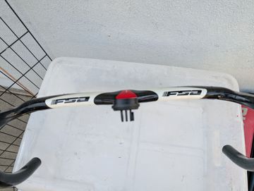 Used Fsa Plasma Integrated Compact Carbon Stem/Handlebar 420mm bar 110mm stem bike — image 4 of 5