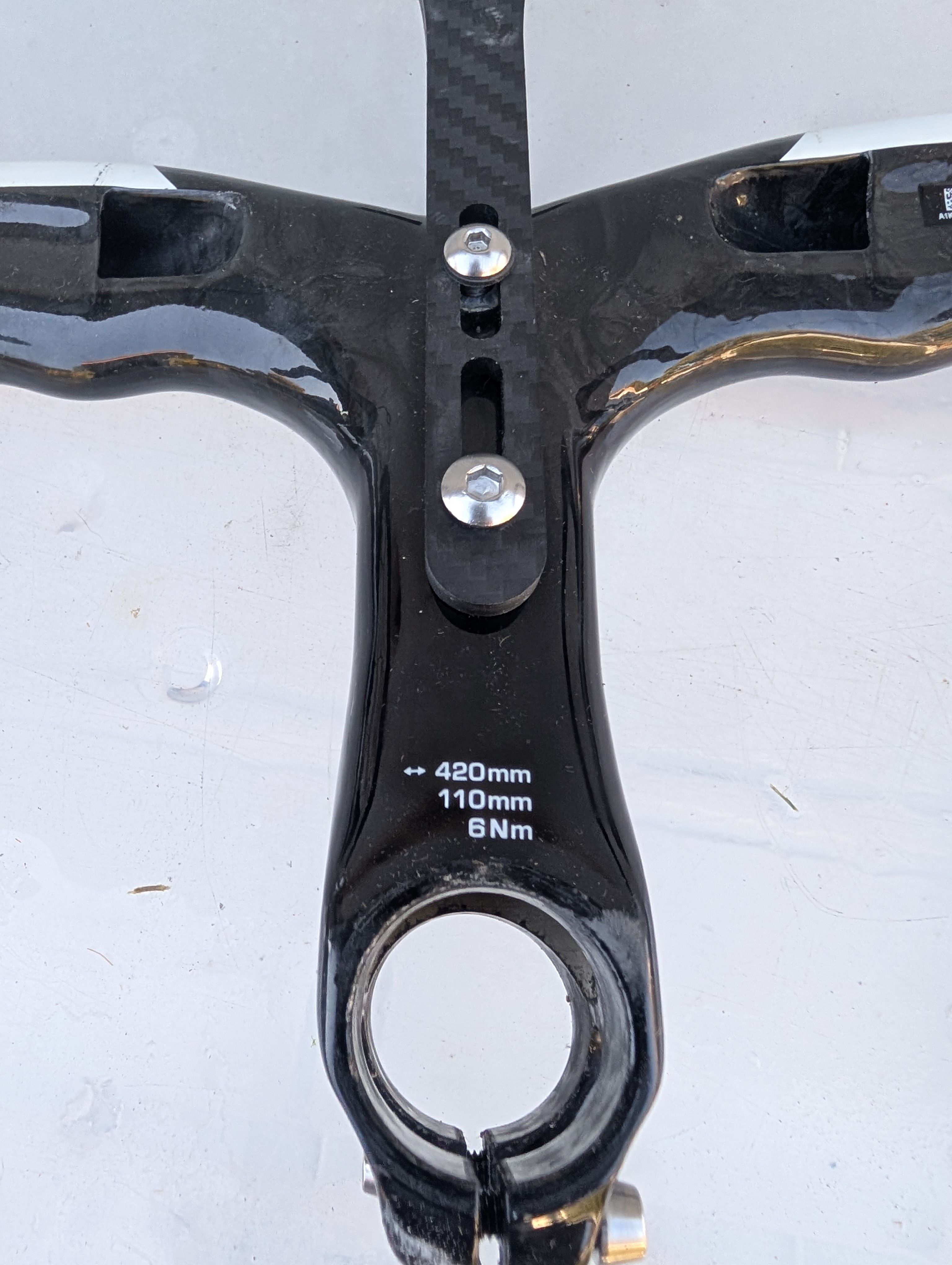 Fsa Plasma Integrated Compact Carbon Stem/Handlebar 420mm bar