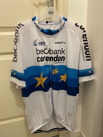 Tweedehands Craft Sportswear Maillot champion d’Europe Cycling Clothing