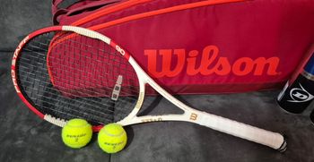 Wilson, Tennisschläger und Tasche