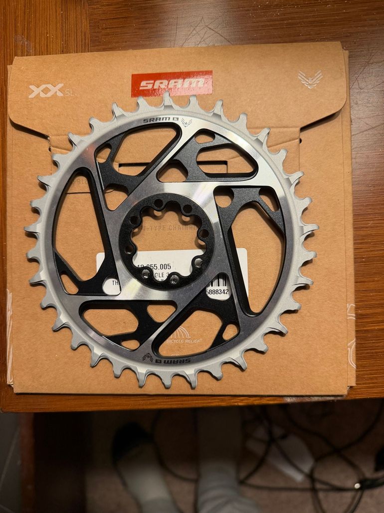 Used Sram Front chainring  XX SL Eagle 34 tooth new in box 2025 bike — image 4 of 5