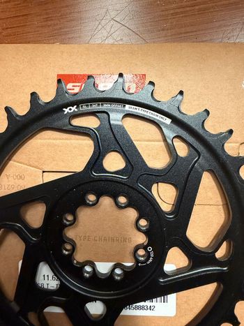 Used Sram Front chainring  XX SL Eagle 34 tooth new in box 2025 bike — image 5 of 5