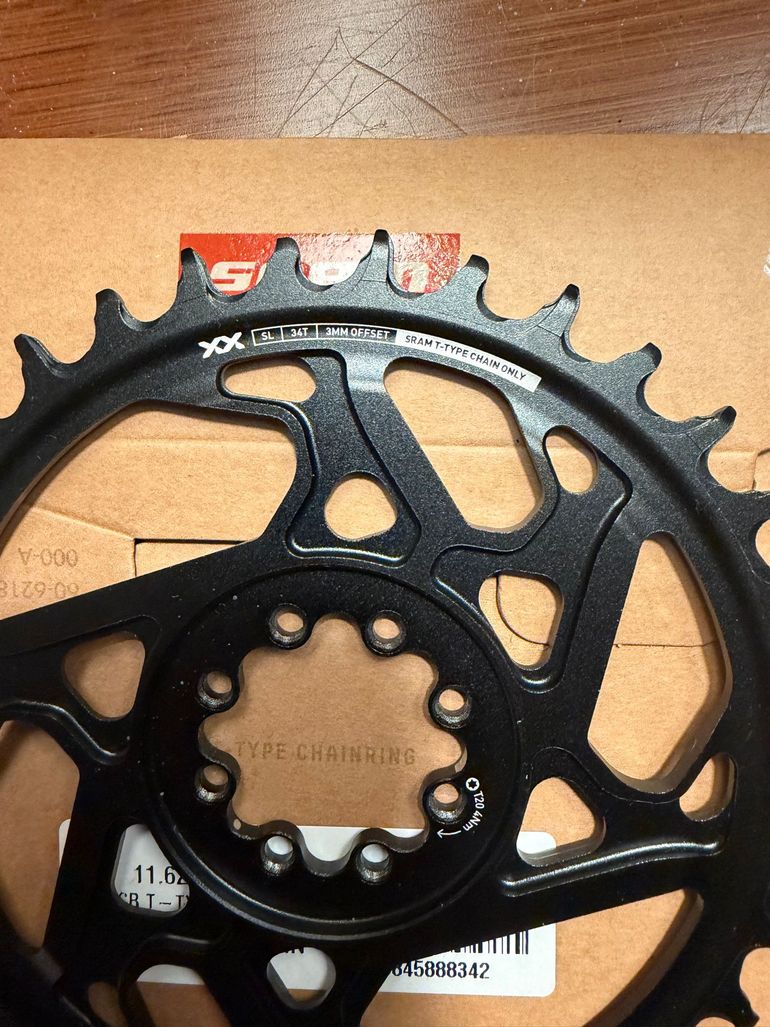 Used Sram Front chainring  XX SL Eagle 34 tooth new in box 2025 bike — image 5 of 5