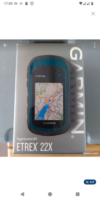 Used Garmin eTrex 22x Handheld GPS bike — image 2 of 2