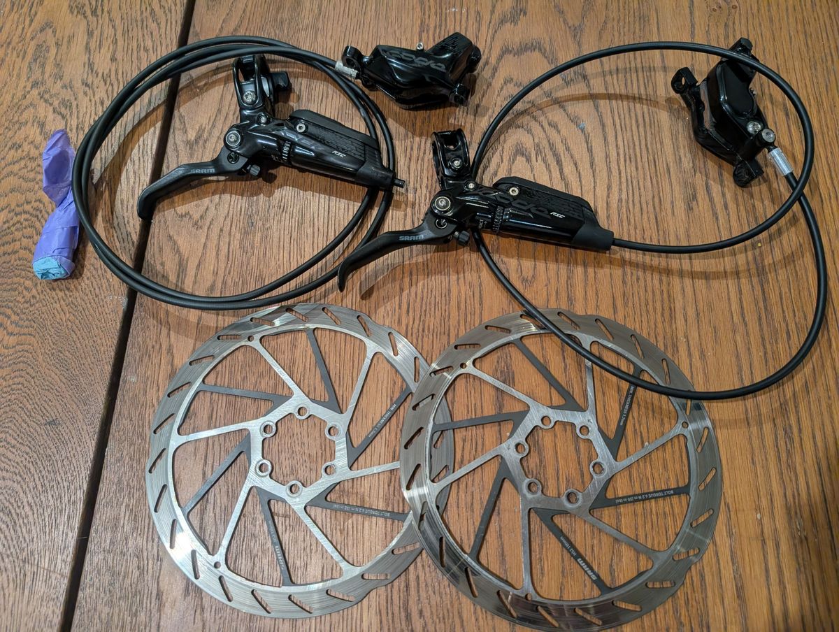 Sram Code RSC Disc Brakes + HS2 180mm Rotors | buycycle