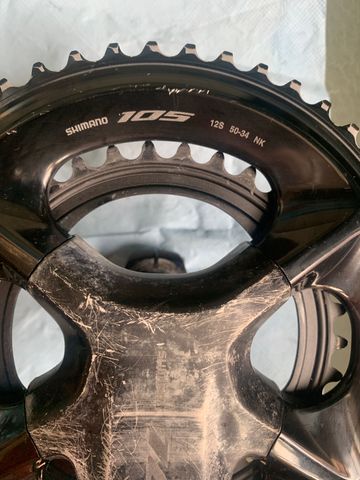 Used Shimano Ultegra FC-R8100 50-34T Crankset bike — image 4 of 7