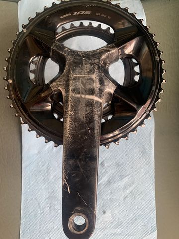 Used Shimano Ultegra FC-R8100 50-34T Crankset bike — image 5 of 7
