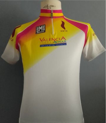 Used Santini spanisches Nationalteam-Trikot von 2004 2004 Cycling Clothing