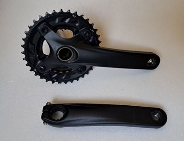 Prowheel Vortex 551-TT Crankset 36/26T 170mm Aluminium Drivetrain & Pedals usato