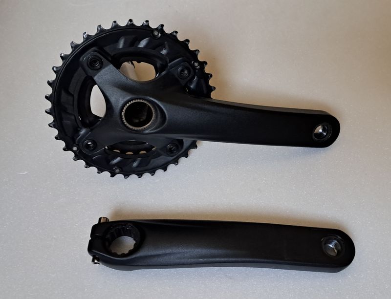 Použité Prowheel Vortex 551-TT Crankset 36/26T 170mm Aluminium Drivetrain & Pedals