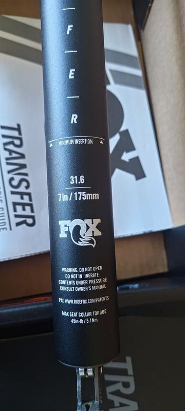 Used Fox Transfer Performance Elite 31.6mm 175mm Hub bike — image 2 of 3