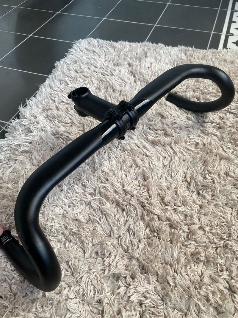Used Ridley Forza cirrus handlebar + Forza stratos stem 2023 Cockpit