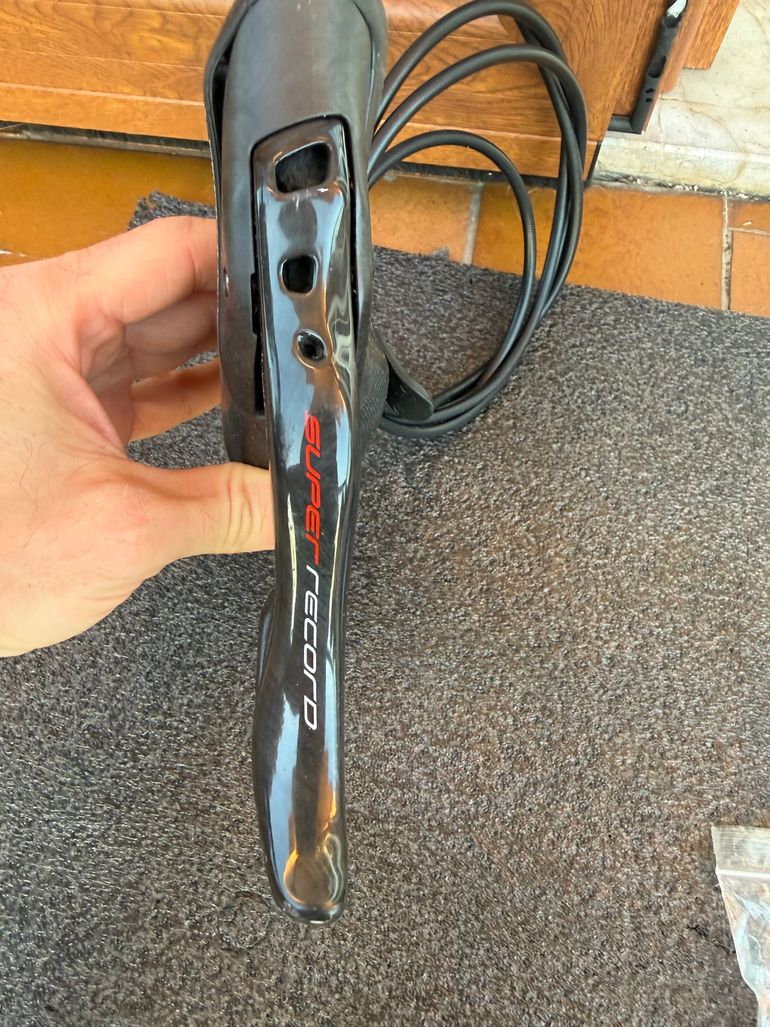 Manettes De Vitesses Campagnolo Record 8V - Pour Vélo De Course, Occasion, Fabrication Italienne