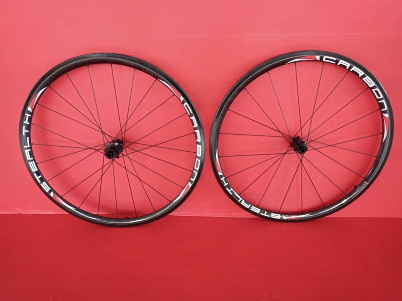 Stealth Carbon T33 Disc Tubolare Wheelset Wheels d'occasion