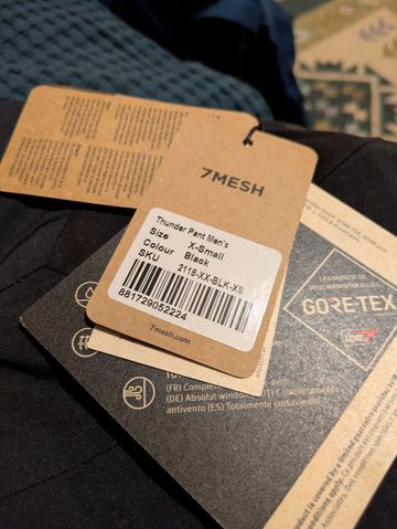 Brugt 7mesh Thunder pant GoreTex 2024 bike — billede 3 af 4