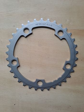 Used Fsa Corona Super Type Campagnolo 11s 34t BCD 110mm bike — image 4 of 4
