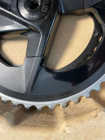 Used Sram Rival AXS Crankset 172.5mm 48-35 12-speed DUB bike — image 3 of 9