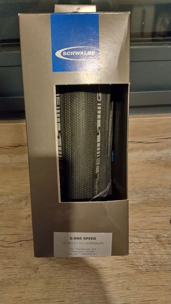 2025, Schwalbe G-One Speed 650x30