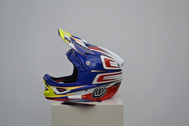 Used Troy Lee Designs D3 SPEED BLUE/WHITE size M Cycling Accessories