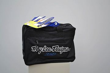 Käytetty Troy Lee Designs D3 SPEED BLUE/WHITE size M bike — kuva 10 / 11