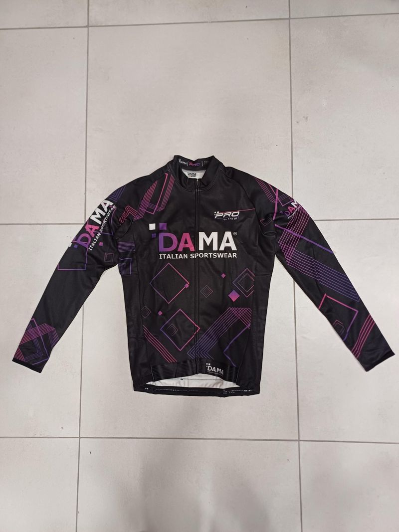 Used dama MAGLIA INVERNALE LEGGERA DAMA PRO LINE BLACK/PURPLE M - DMPLP1-M 2020 Cycling Clothing