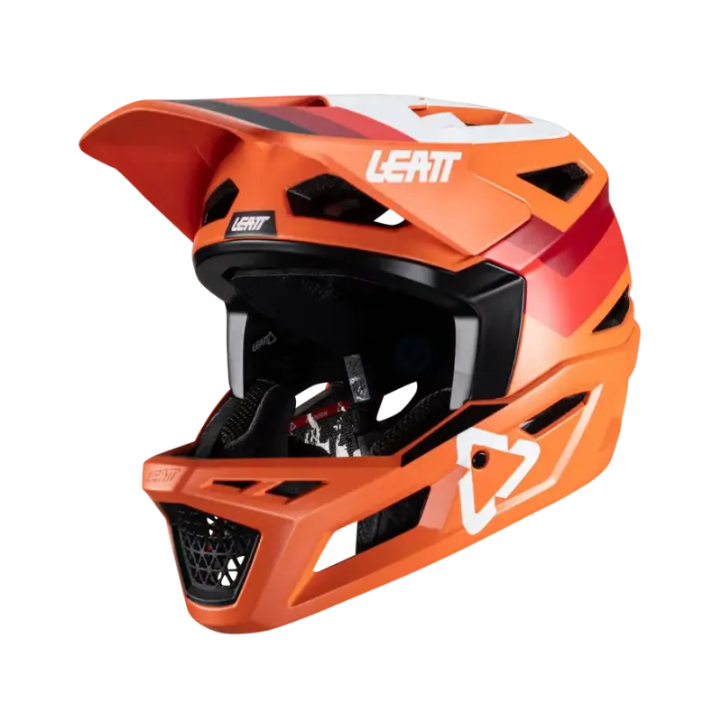 Używany LEATT Casco LEAT MTB Gravity 4.0 INTEGRALE ARANCIO 2025 Cycling Accessories