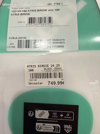 Used Black Crows Atris Birdie 2025 2025 bike — image 4 of 4