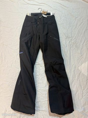 Used Patagonia Powder Town pants bike