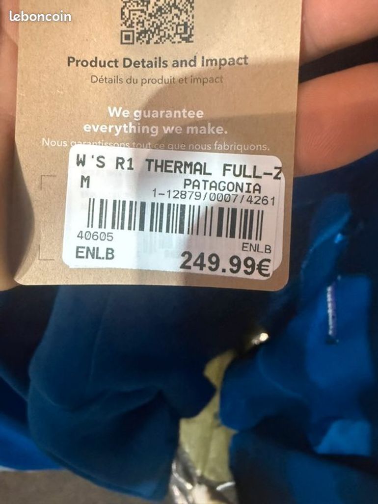 Used Patagonia R1 Thermal Full-Zip bike — image 3 of 3