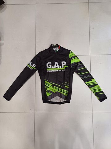 Used dama MAGLIA INVERNALE LEGGERA DAMA GAP BLACK/GREEN S - DMGAP-S 2020 Cycling Clothing