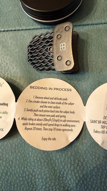 Używany 2025 AbsoluteBlack GRAPHENPADS WORLD'S BEST DISC BRAKE PADS DISC 27 bike — zdjęcie 4 z 8