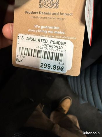 Used Patagonia M's Insulated Powder Town bike — image 2 of 3