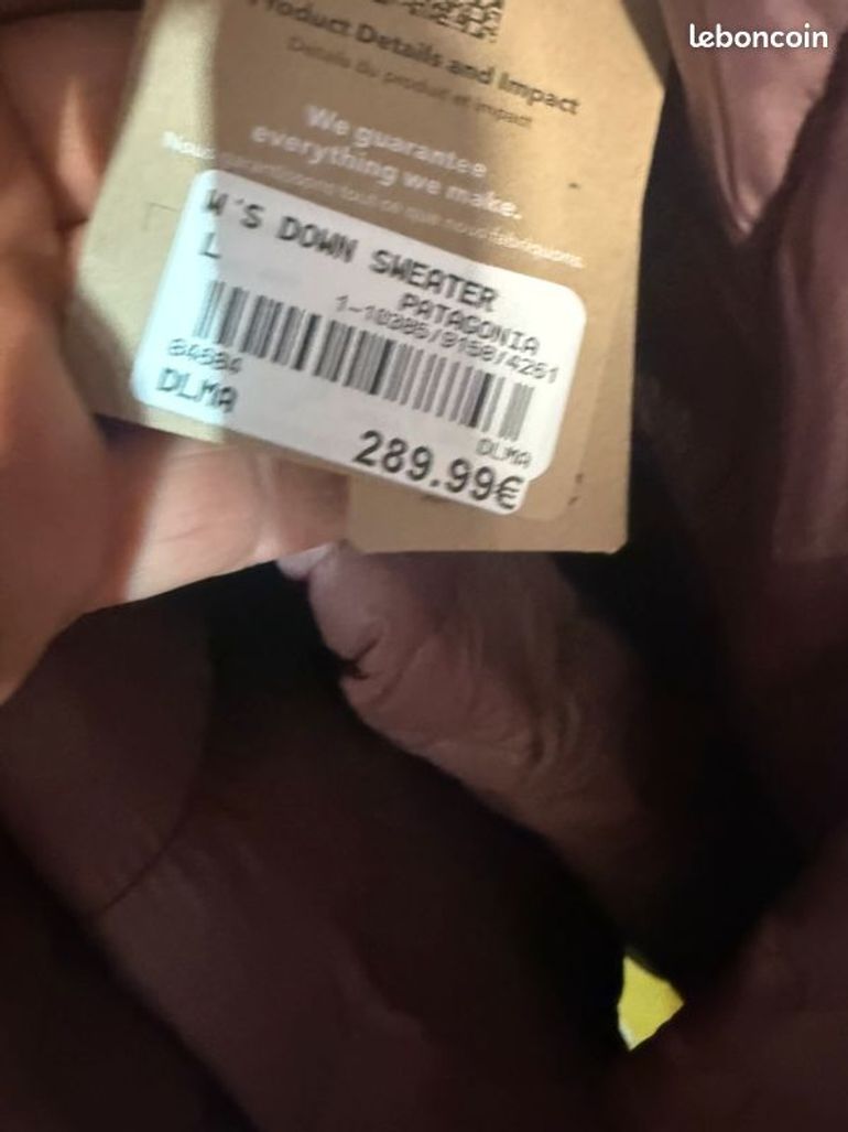 Used Patagonia Down Sweater bike — image 3 of 3