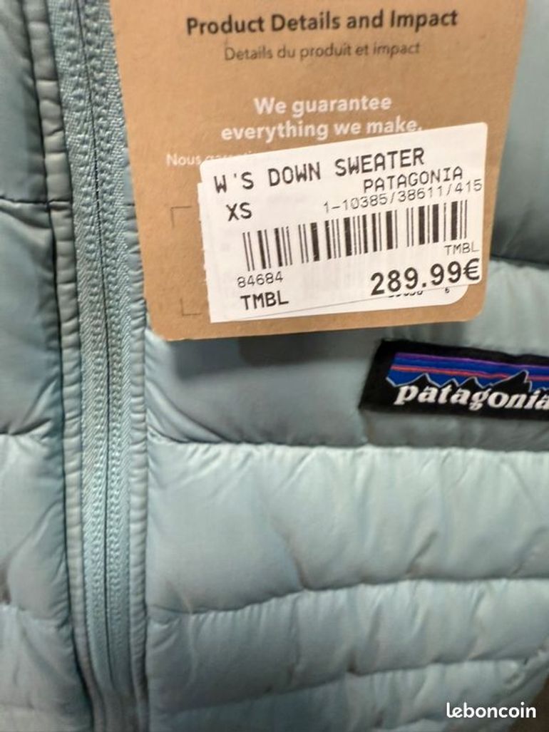 Used Patagonia W's Down Sweater bike — image 3 of 3